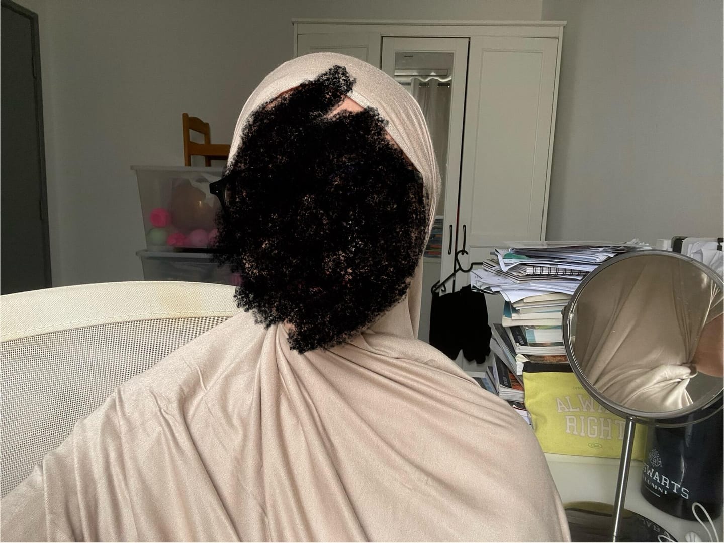 Customer photo review of Premium Jersey Hijab - Neutral