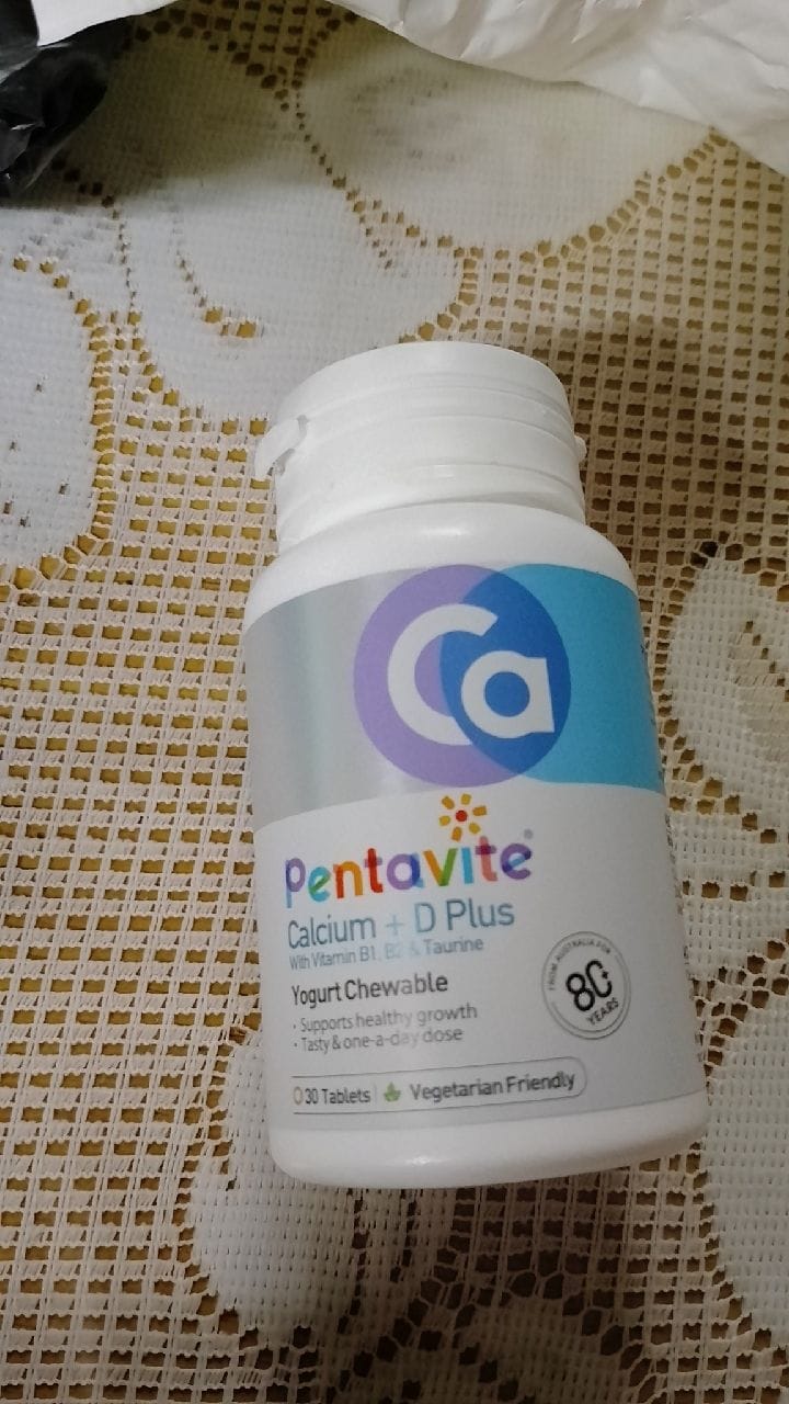 Customer photo review of Calcium, Vitamin B1, B2, Vitamin D3 & Taurine Milk Chewable Tablet
