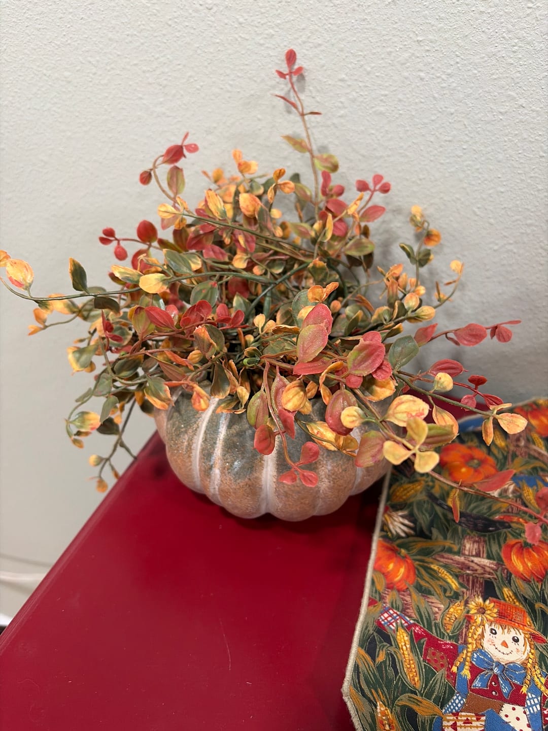 Customer photo review of Pumpkin Cement Planter