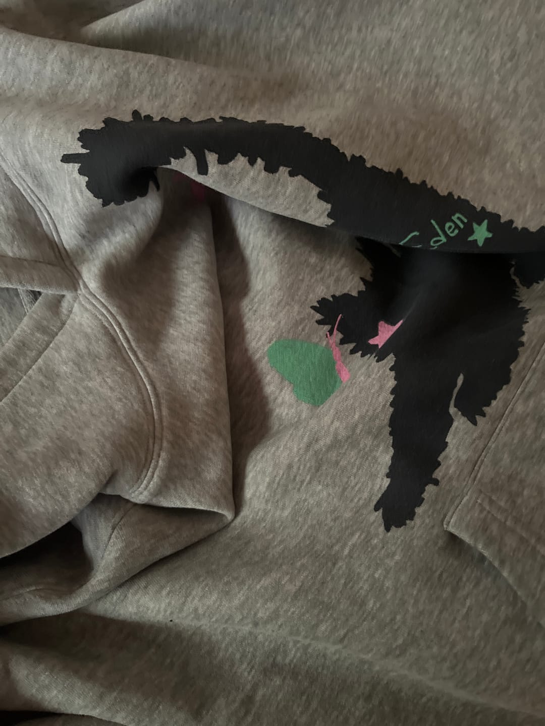 Customer photo review of Aelfric Eden Cat Oversized Hoodie