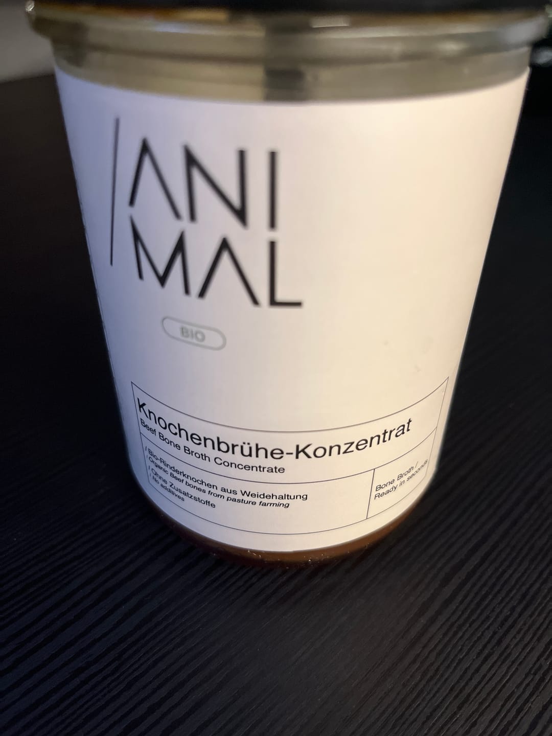 Customer photo review of Bio Knochenbrühe Konzentrat 440g