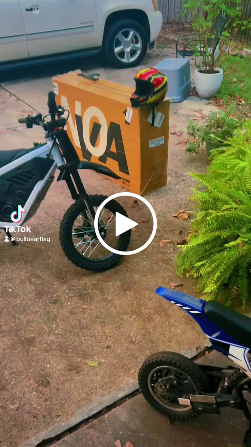 Customer video review of Eskute® NOVA X 4000W Electric Dirt Bike