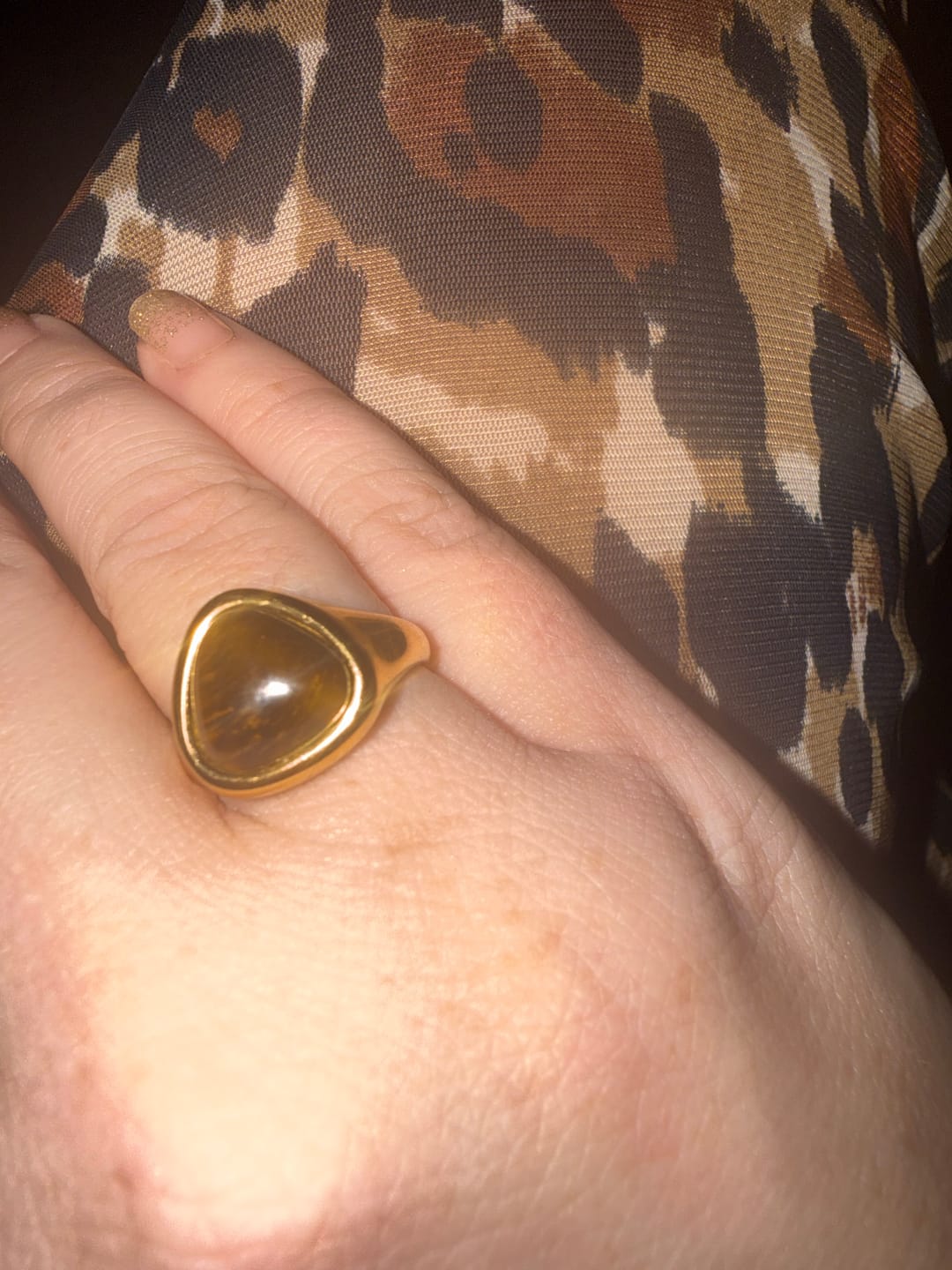 Customer photo review of Alaula Gemstone Bold Ring (Bundle)