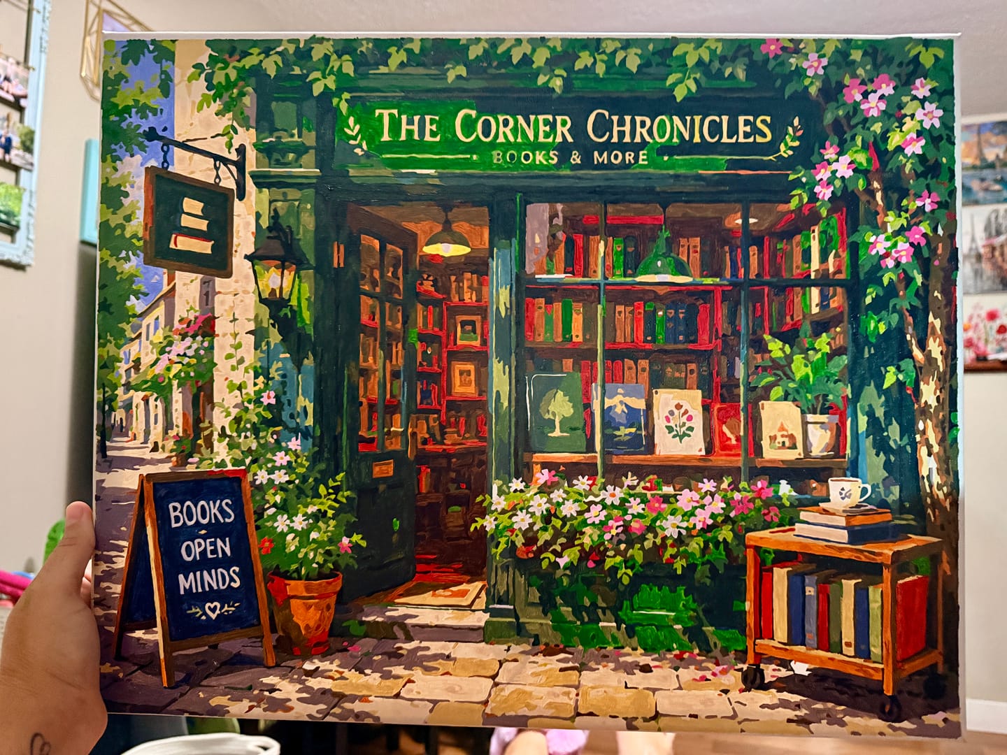 Customer photo review of Cozy Corner Bookstore