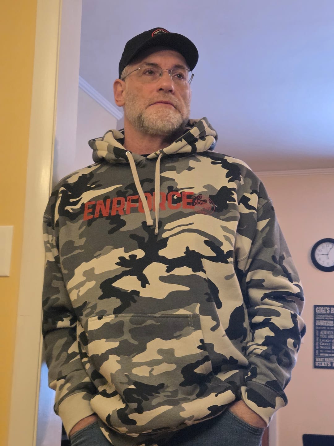 Customer photo review of Snow Camo Hoodie