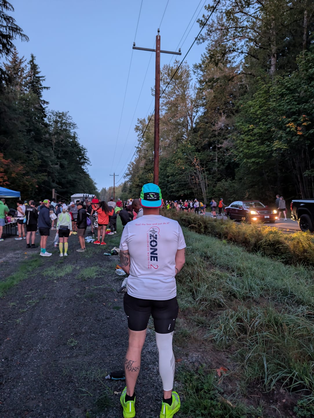Customer photo review of Dadbod Running Athletic Hat V.2 (Electric)