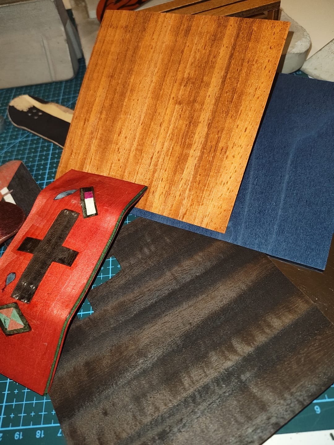 Customer photo review of Special Fingerboard Veneer - 6 Boards
