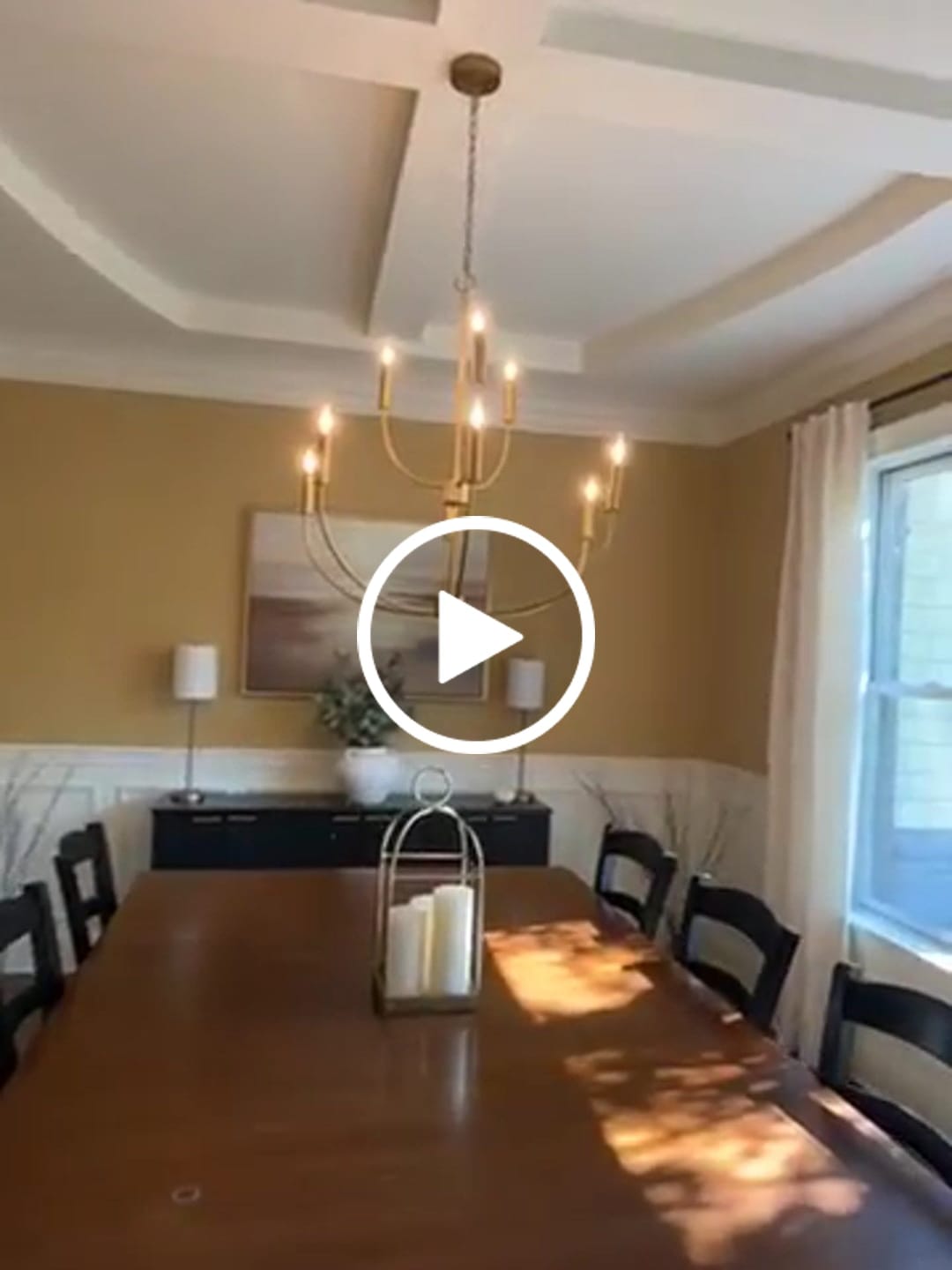Customer video review of French Farmhouse Brass 2-Tier Candle Style Chandelier