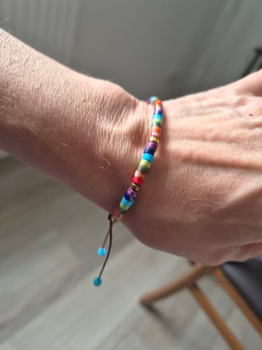 Customer photo review of Jaspis Chakren Starterset - Armband & Halskette