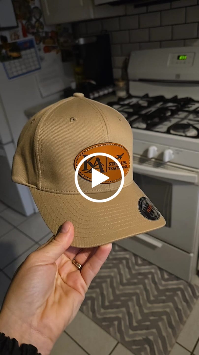 Customer video review of Premium Custom Leather Patch Hats (Wholesale)
