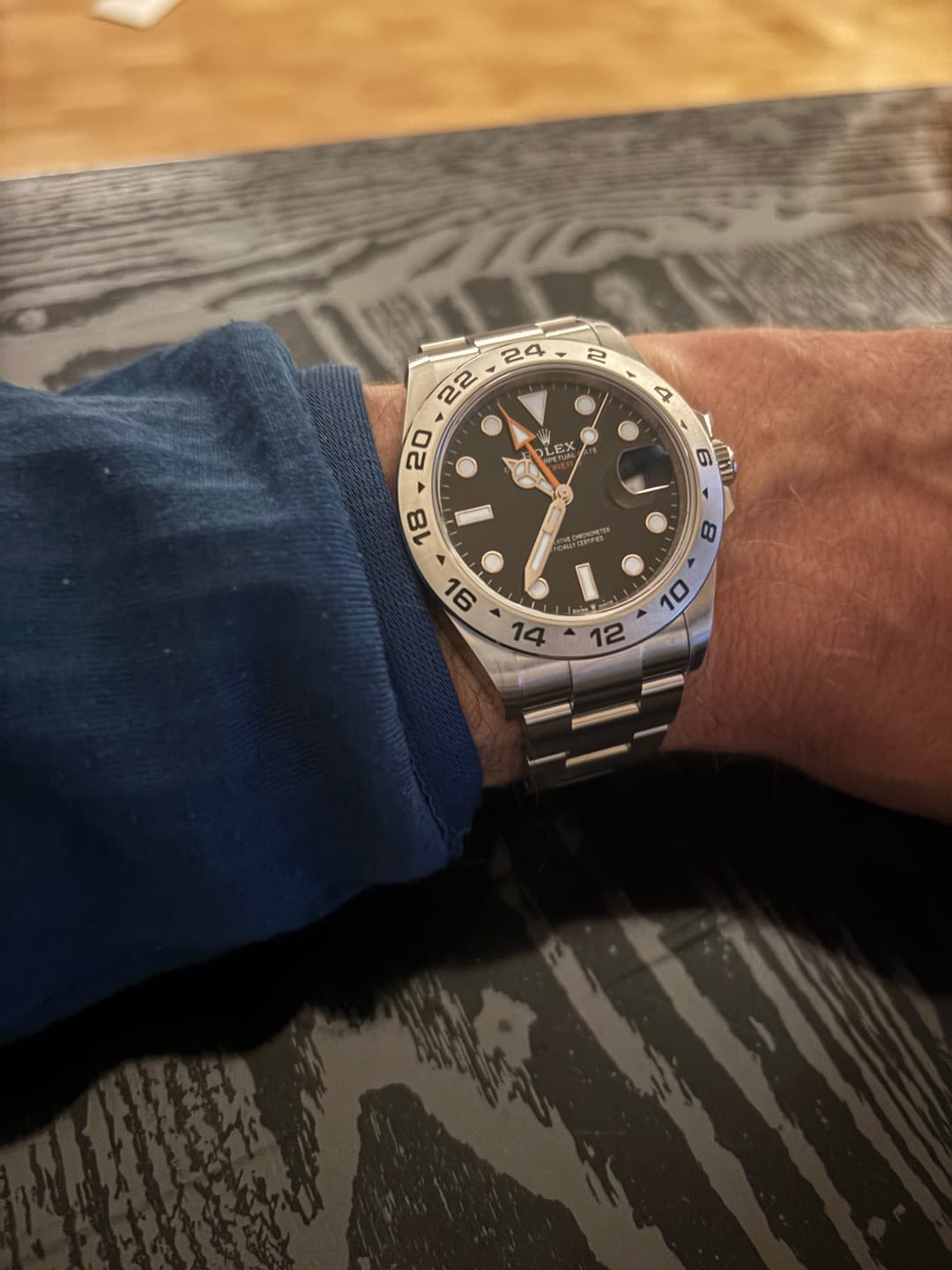 Customer photo review of Rolex Explorer II 226570 - Full-Set - 2022