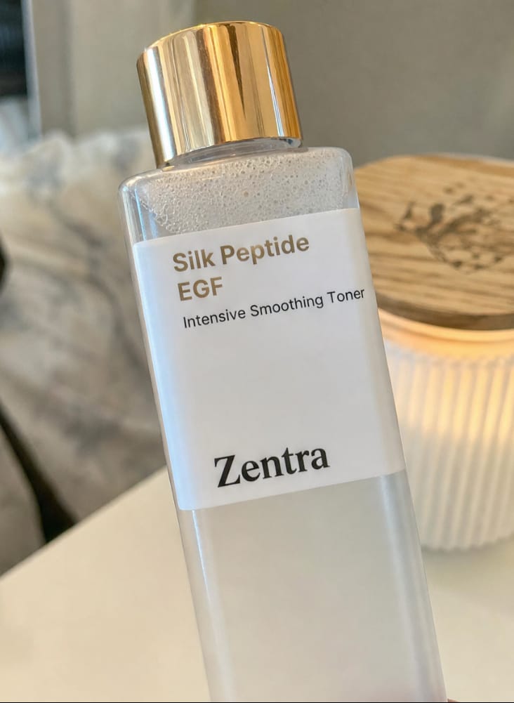Customer photo review of silk water egf toner