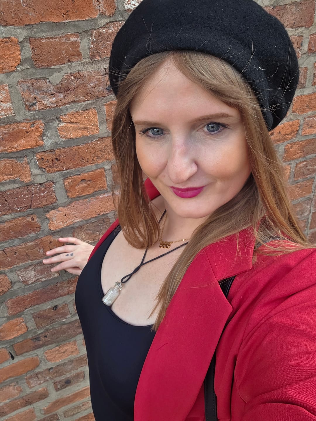 Customer photo review of Angel Numbers 18k Gold Necklace