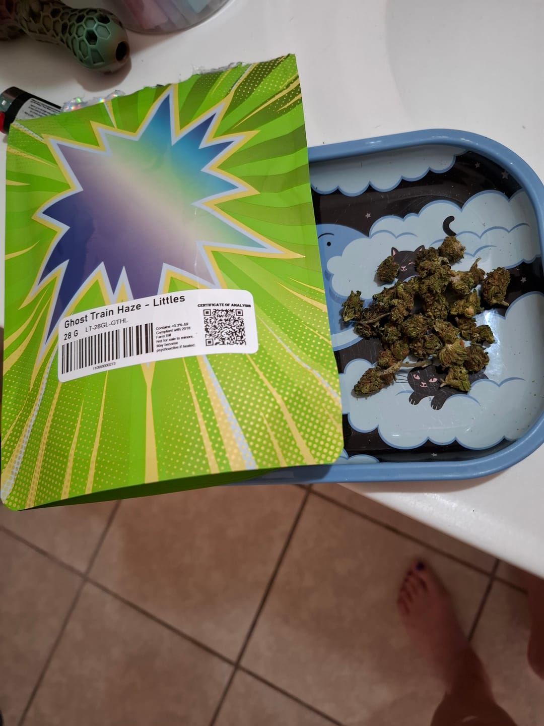 Customer photo review of LITTLES BRAND - Ghost Train Haze - 28 Grams Littles - Sativa