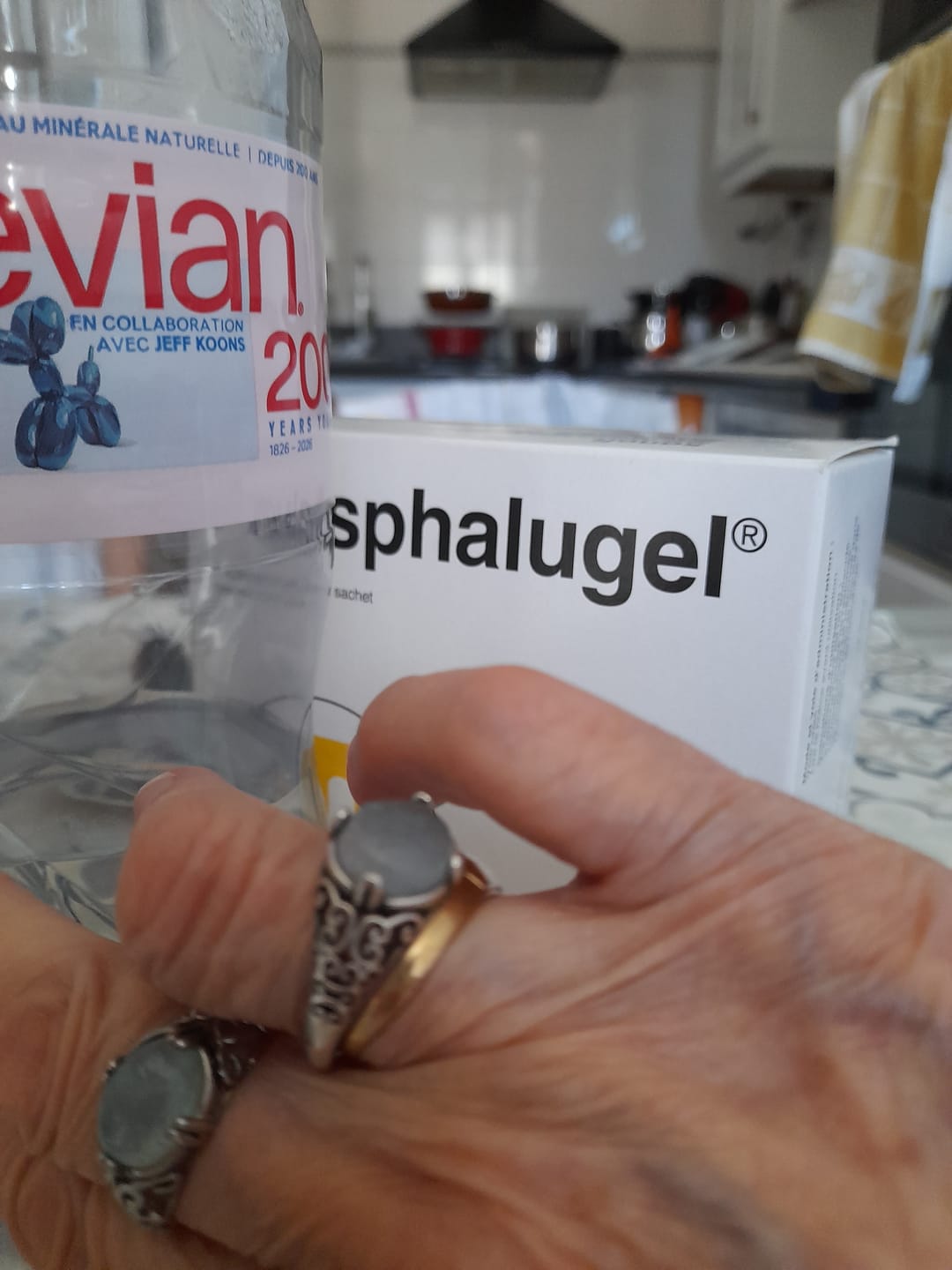 Customer photo review of Bague Ajustable "Voix de l’Âme" en Aigue-Marine