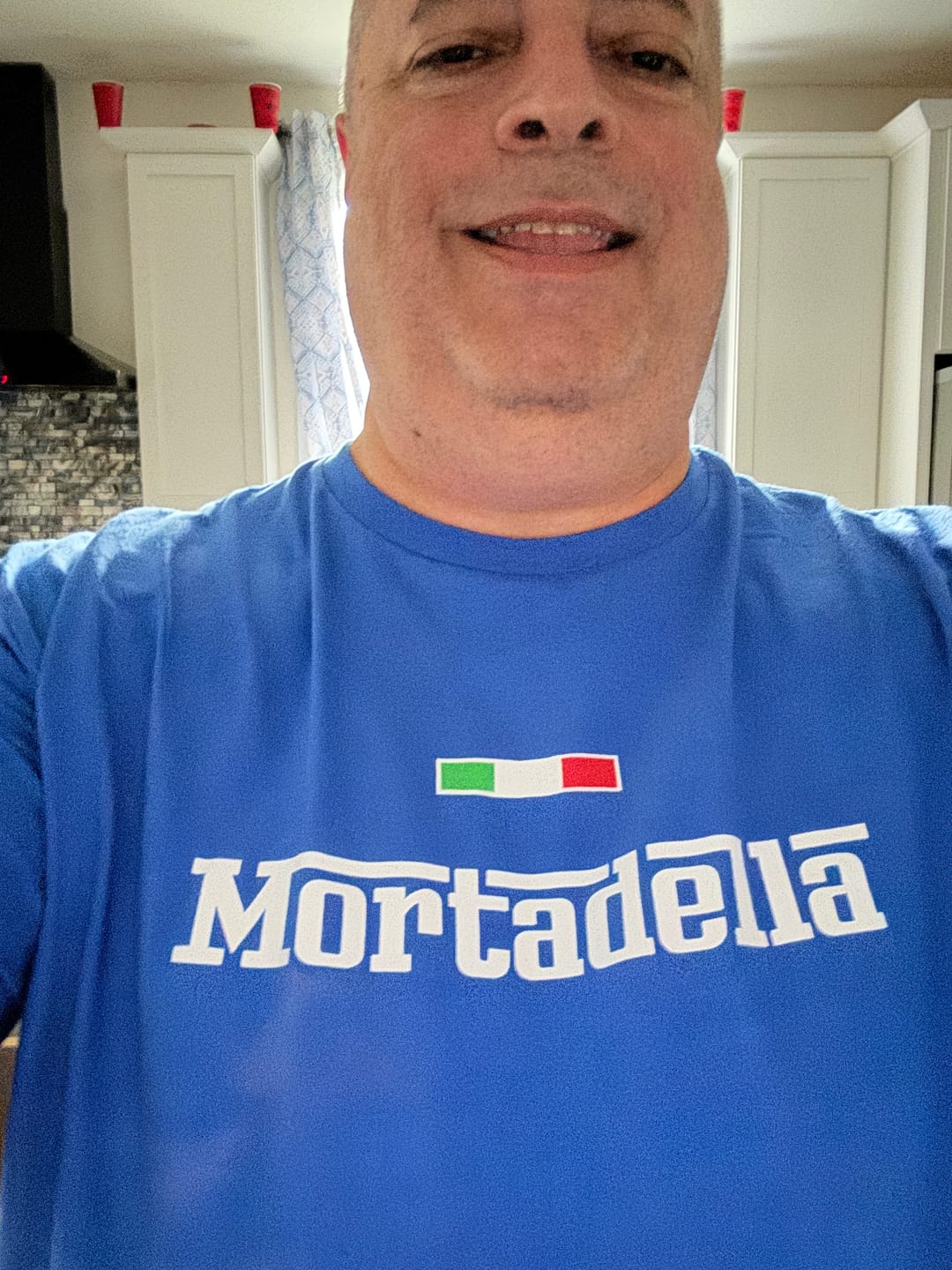 Customer photo review of Mortadella T-Shirt