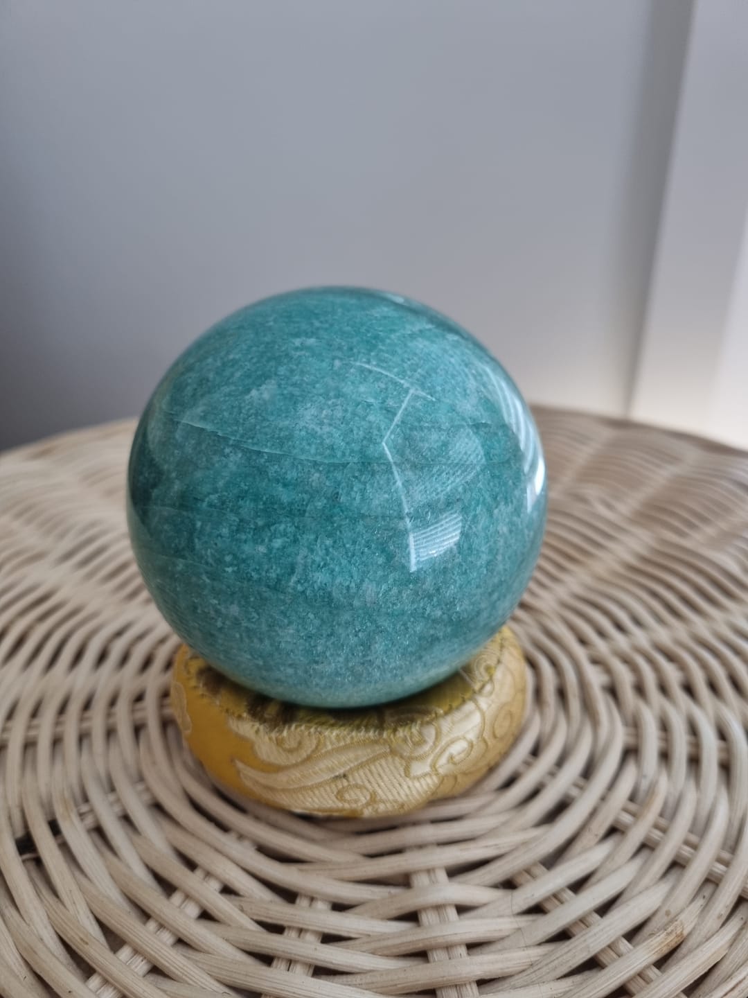 Customer photo review of Multi-Amazonite Large Sphere