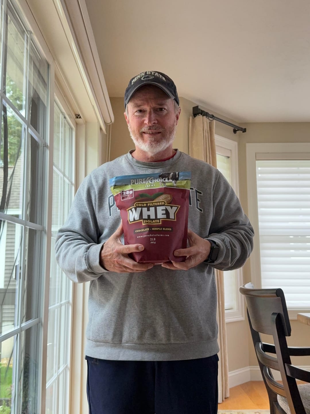 Customer photo review of Whey Protein Isolate Chocolate