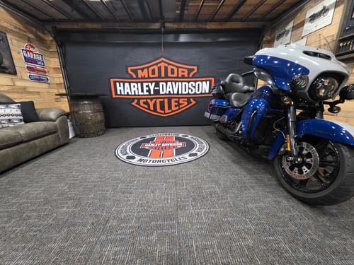Customer photo review of Harley Pride – Interior Garage Door Cover