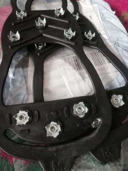 Customer photo review of Anti-Slip Ice Grips