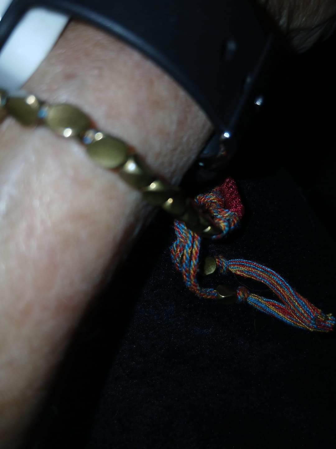 Customer photo review of Bracelet Tibétain Porte-Bonheur