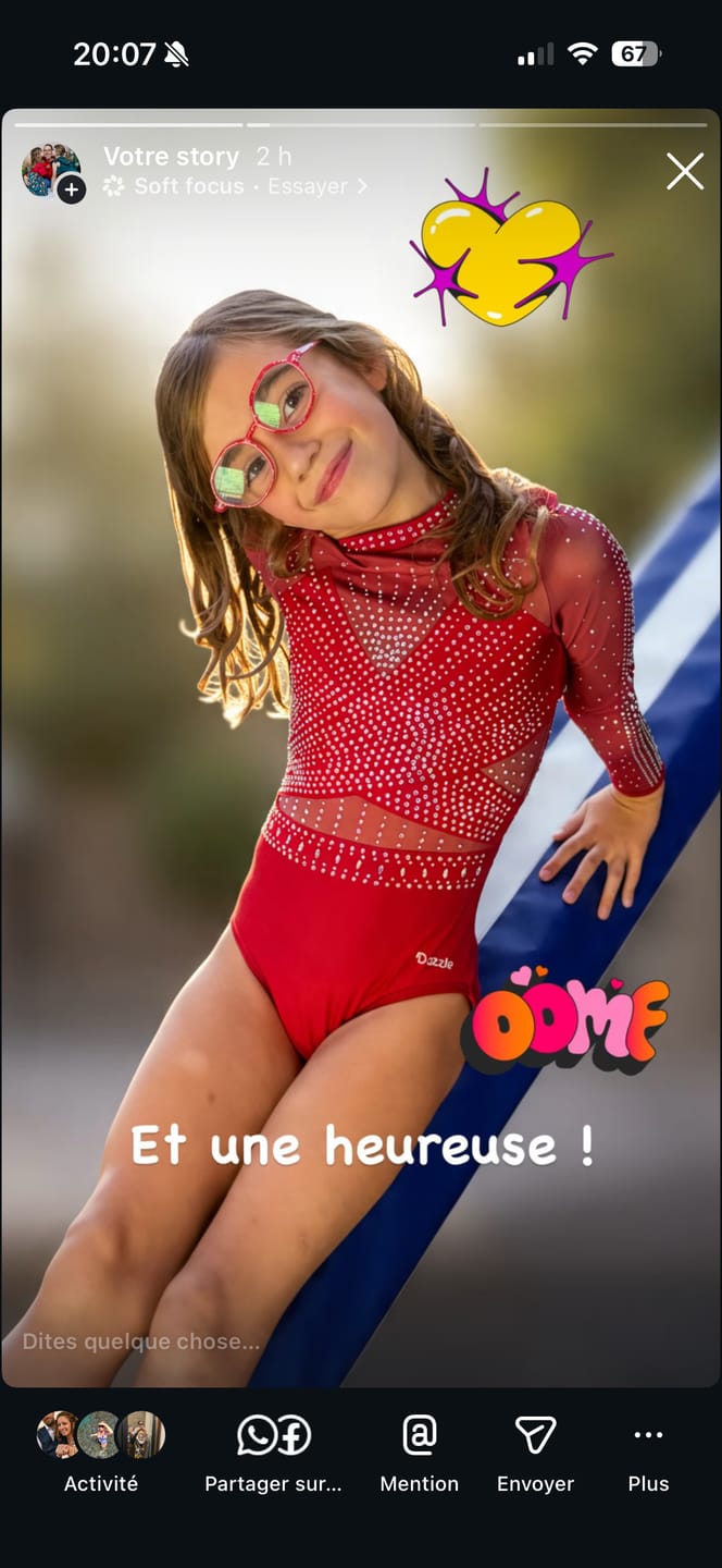 Customer photo review of Justaucorps de gymnastique"Royal" entrainement et compétition