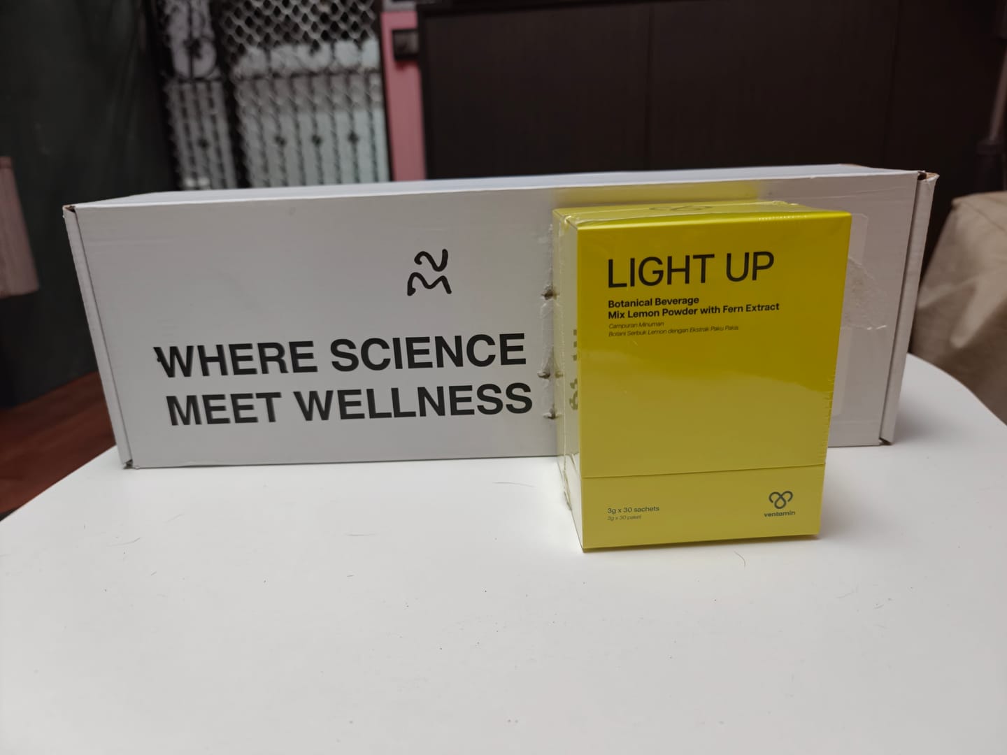 Customer photo review of Ventamin Light Up: Doctor-Formulated Brightening Formula for Melasma, Acne scars & Hyperpigmentation