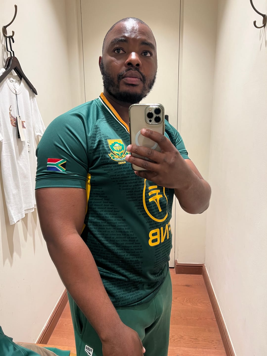 Customer photo review of Springboks Nike Men's 2026 RGR Stadium Jersey