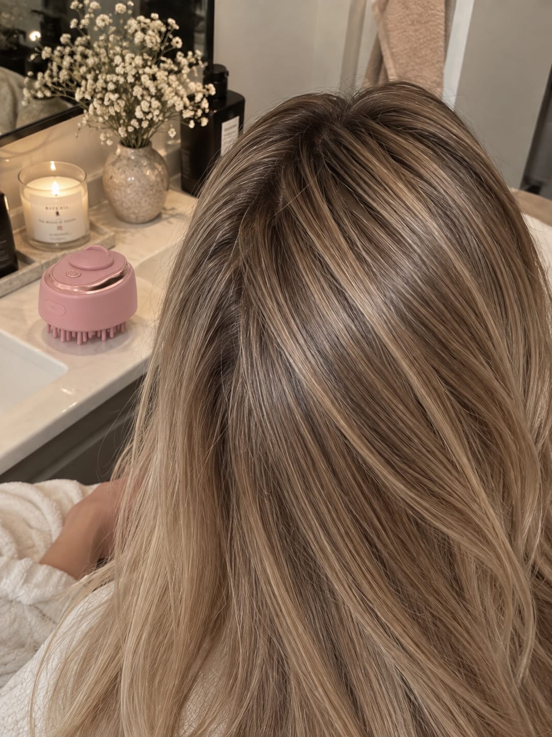 Customer photo review of GlowDrop - Haar Öl Applikator