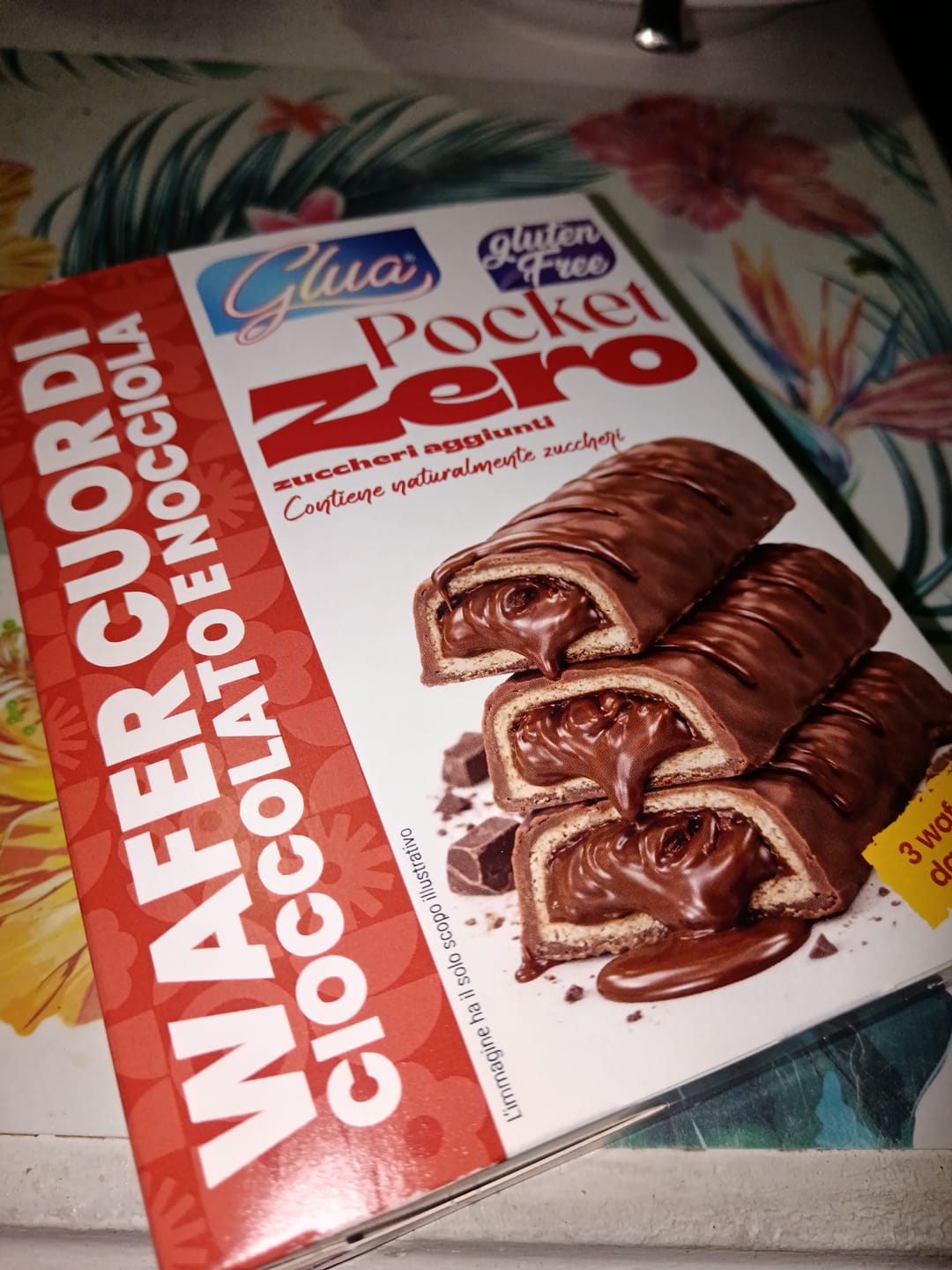 Customer photo review of Pocket Wafer cuor di cioccolato e nocciola