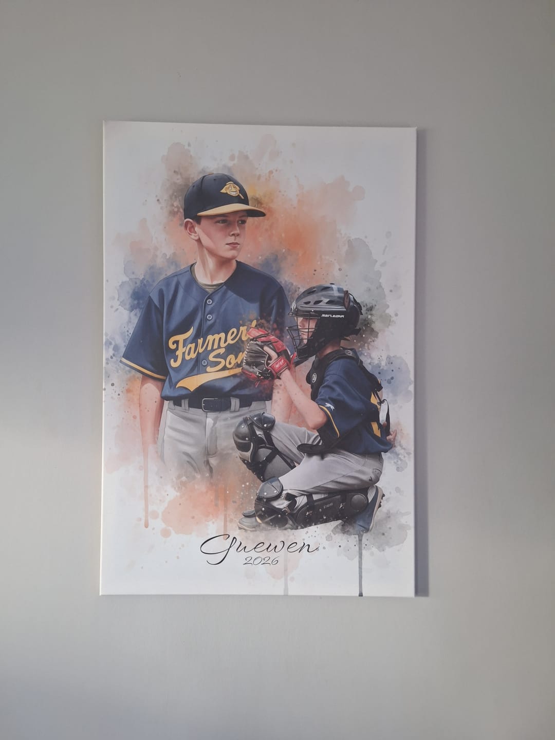 Customer photo review of Euer Foto als Kunstwerk – mit Live-Vorschau, als Poster oder Leinwand