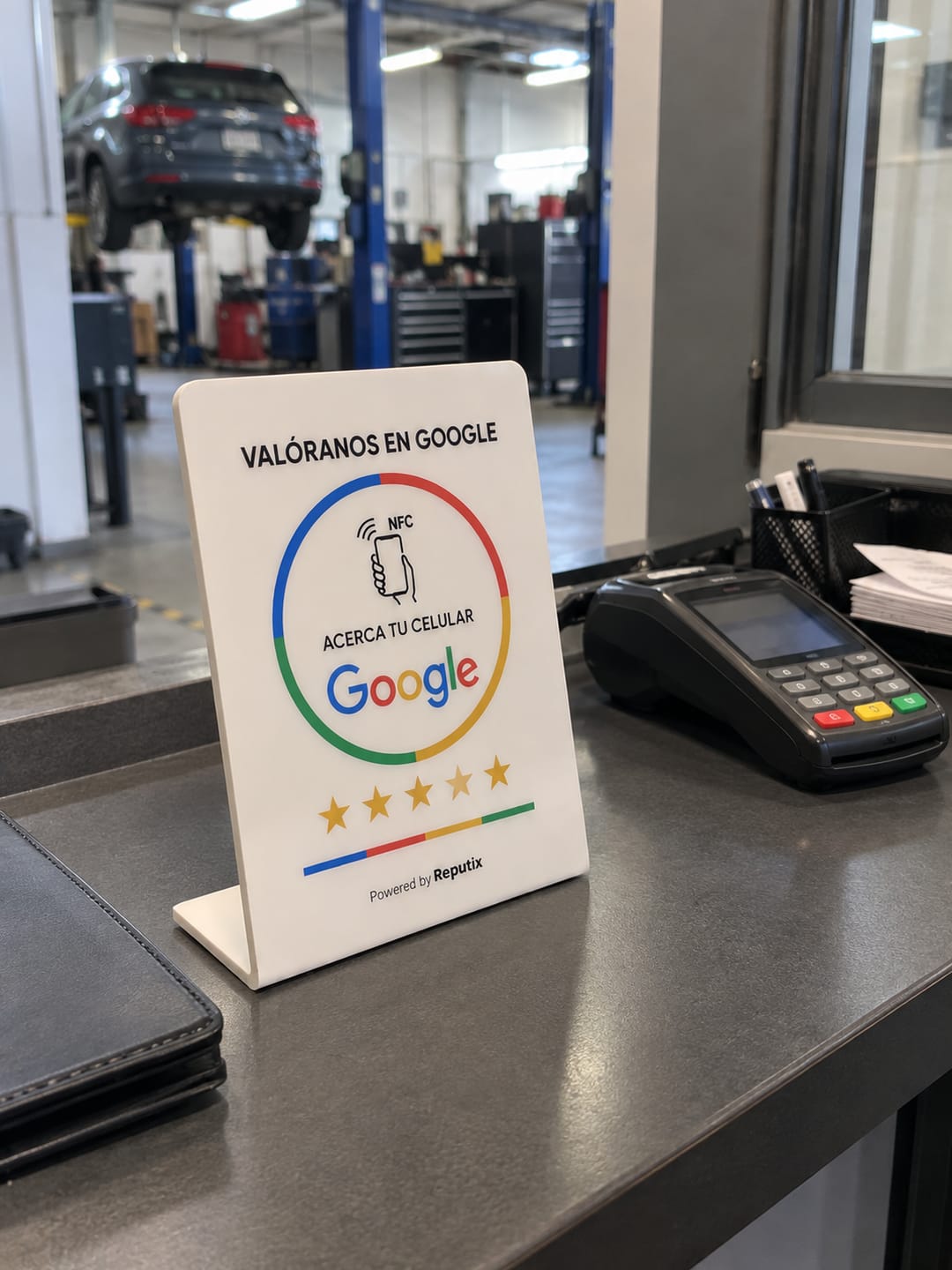 Customer photo review of Placa NFC - Google Reviews