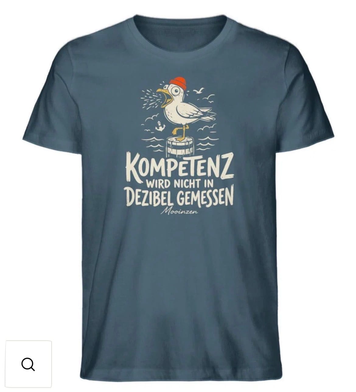 Customer photo review of Kompetenz wird nicht in Dezibel gemessen   · Herren Premium Bio T-Shirt