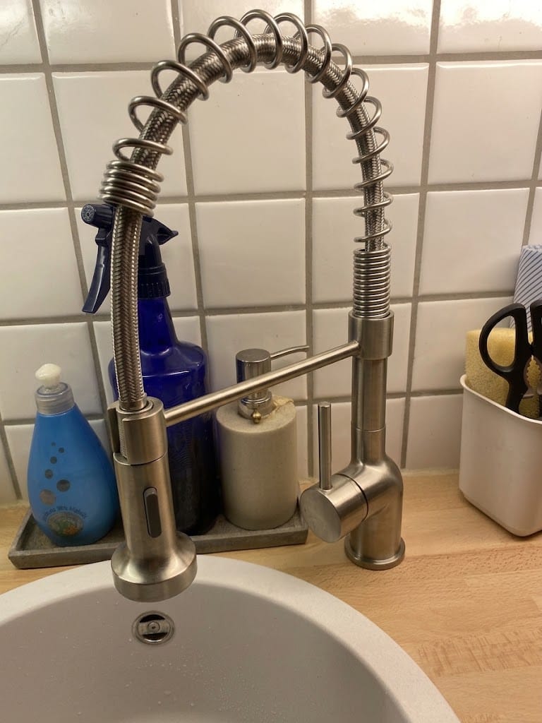 Customer photo review of Storsjon – Luxury Single-Handle Pull-Down Kitchen Faucet
