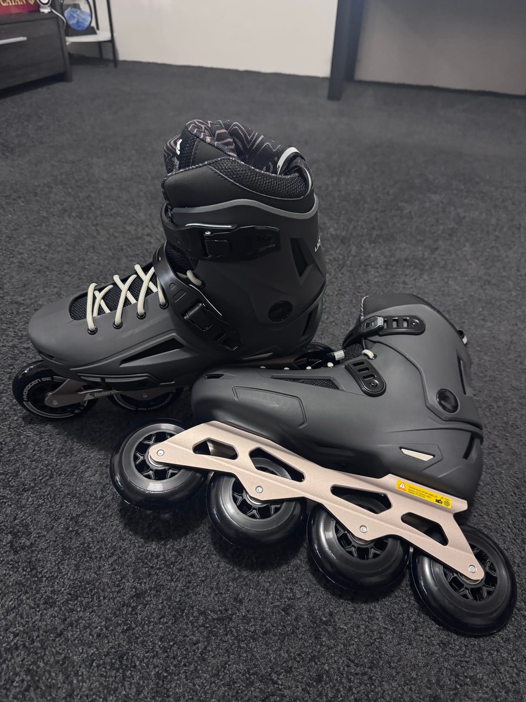 Customer photo review of Rollerblade Lightning 90 Skates