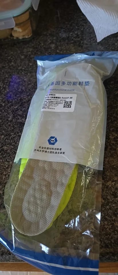 Customer photo review of Plantillas Fascitis Plantar y Espolon Calcaneo