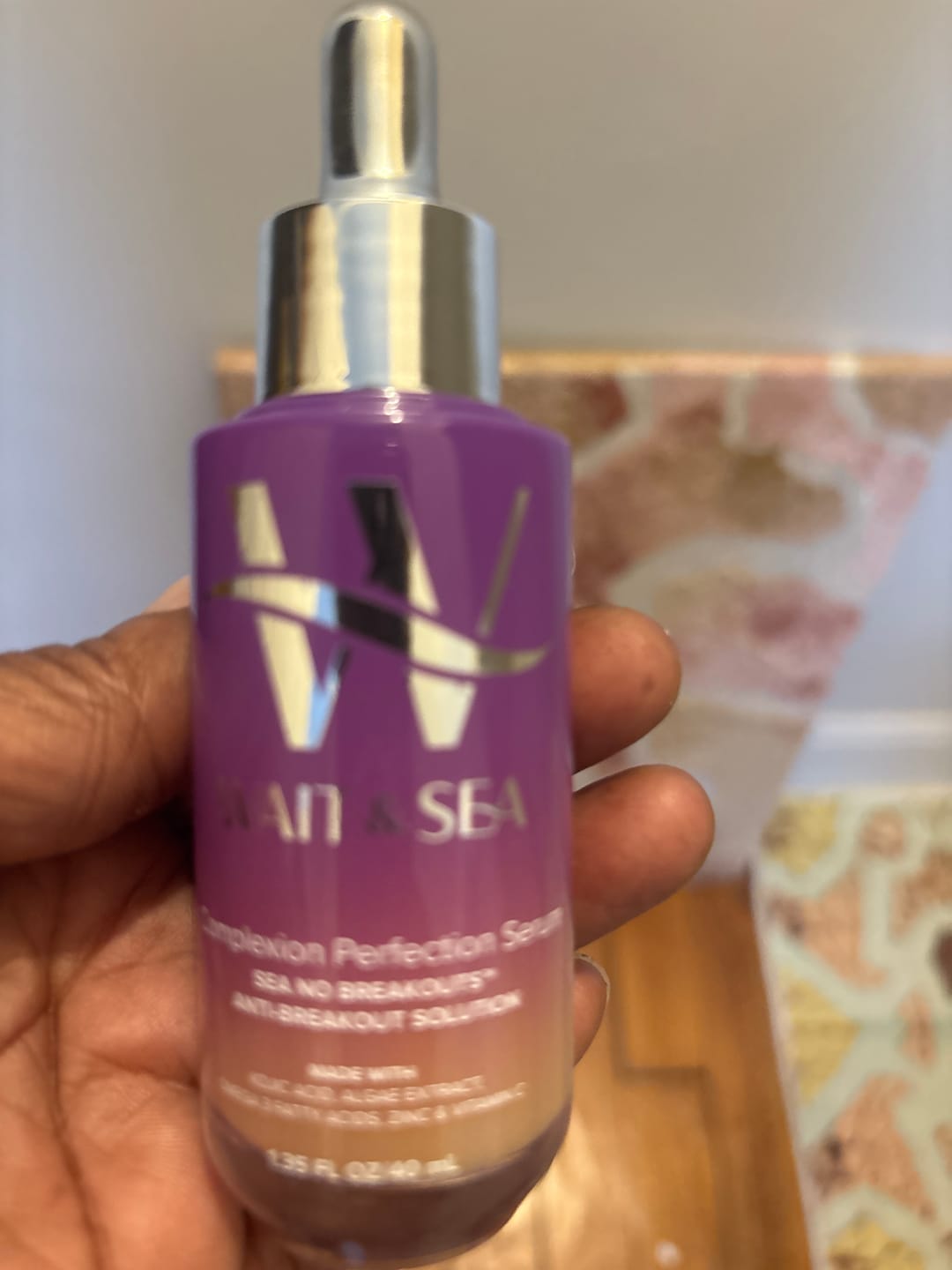 Customer photo review of Complexion Perfection Serum