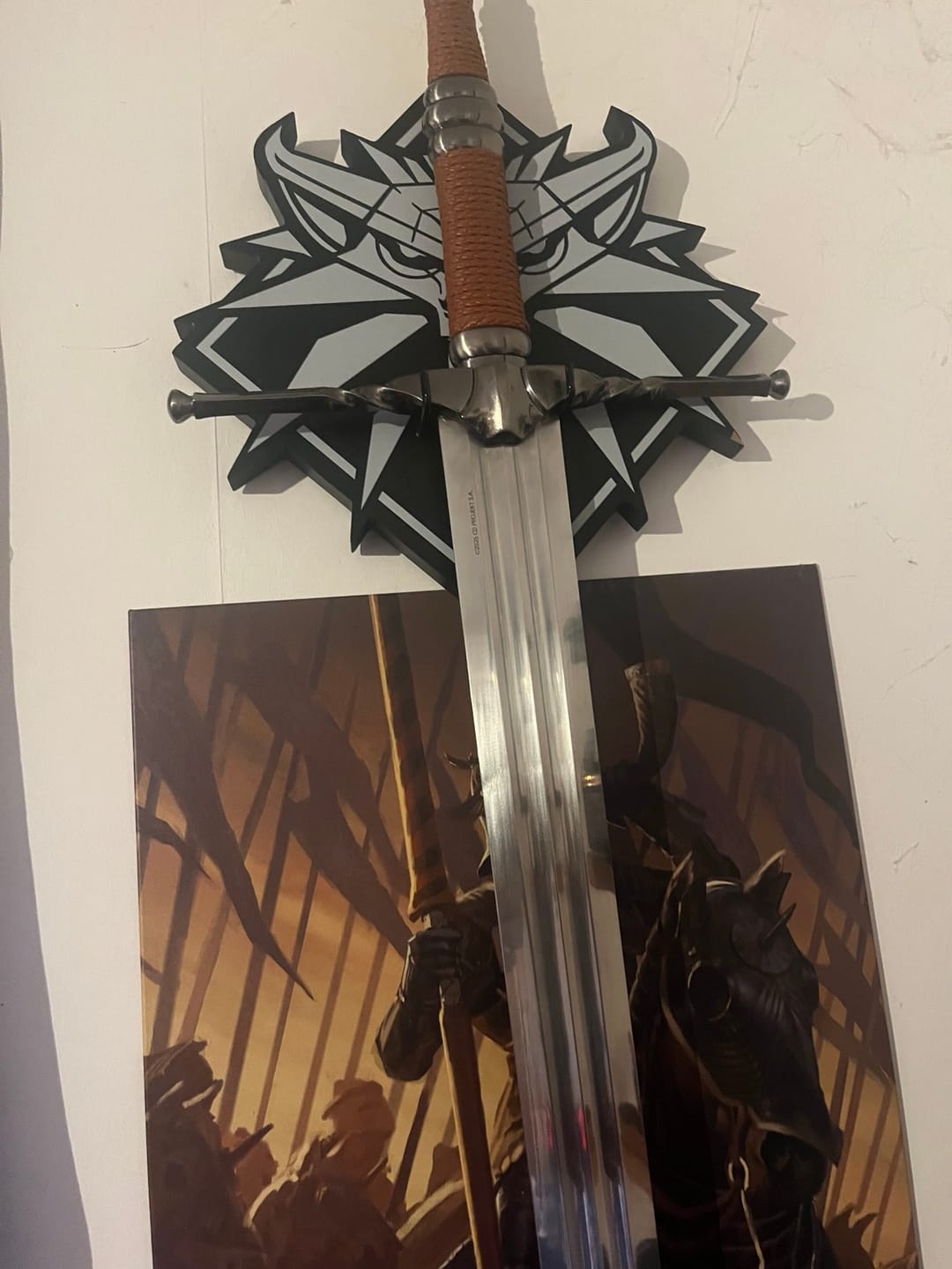 Customer photo review of Geralt of Rivia's Steel Sword - The Witcher Sword