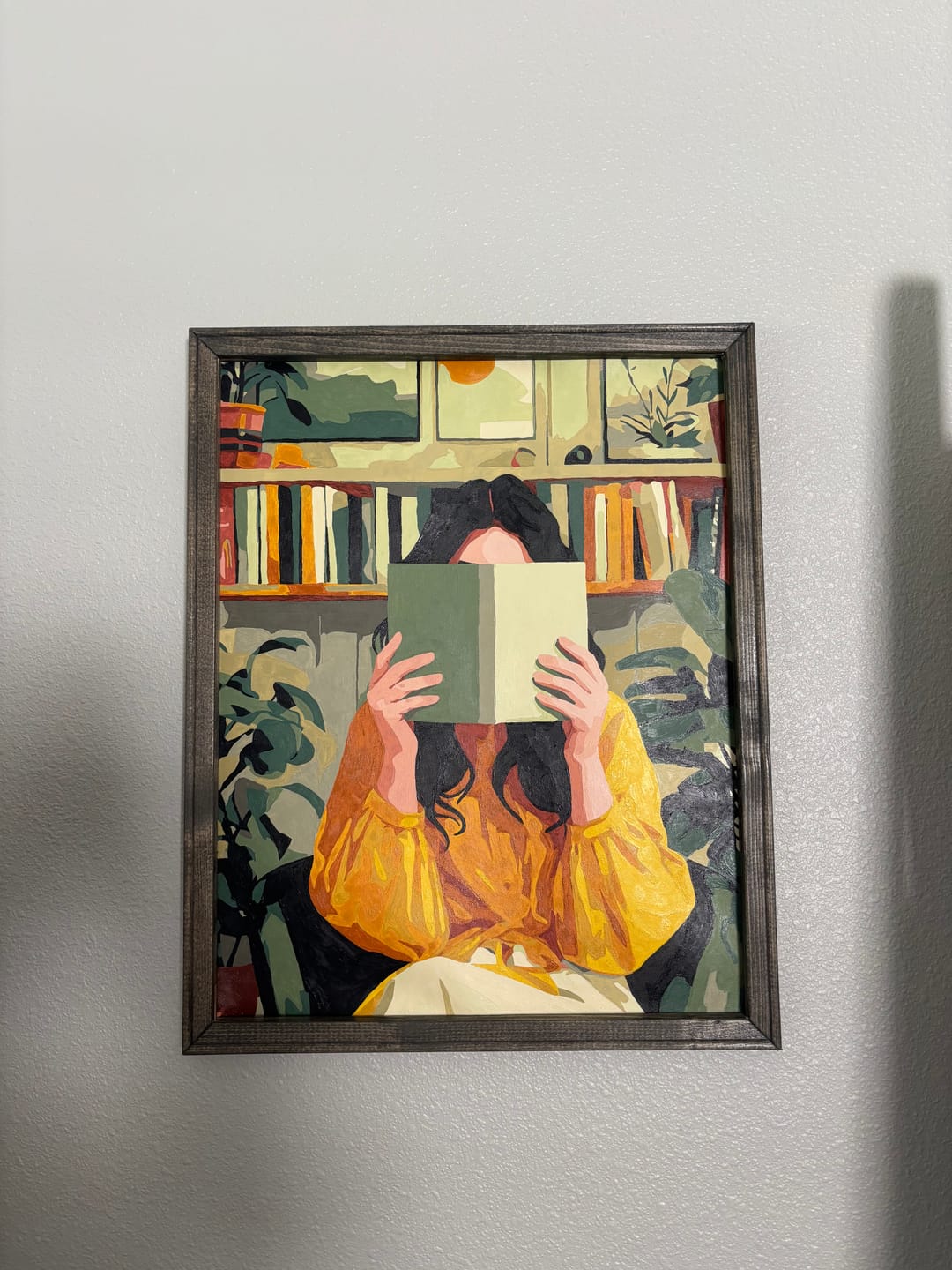 Customer photo review of Hidden Between Pages | Paint by Number
