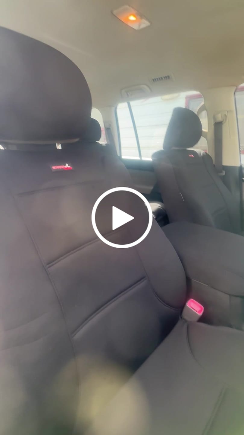Customer video review of Sharkskin Seat Covers for Toyota Landcruiser 200 Series GXL (Nov/2007-Jun/2021)