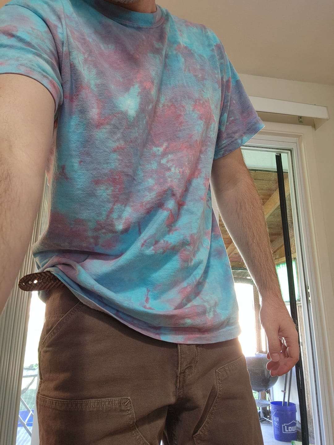 Customer photo review of Crystal-Dyed T-Shirt – Sno Cone