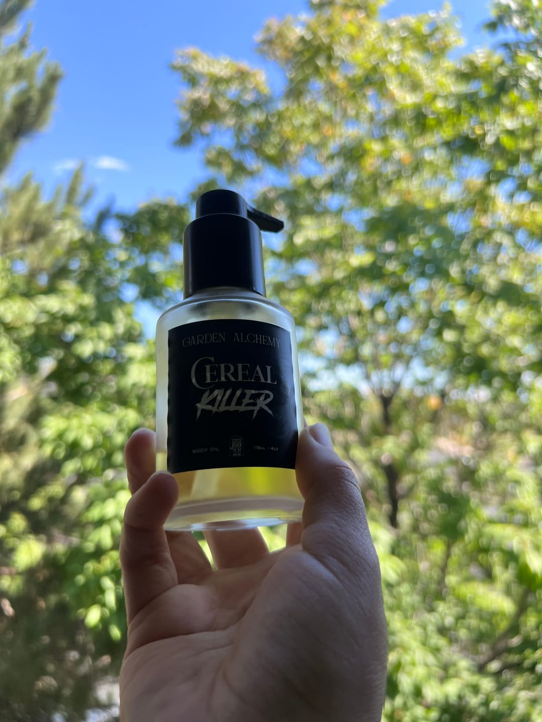 Customer photo review of CEREAL KILLER BODY OIL