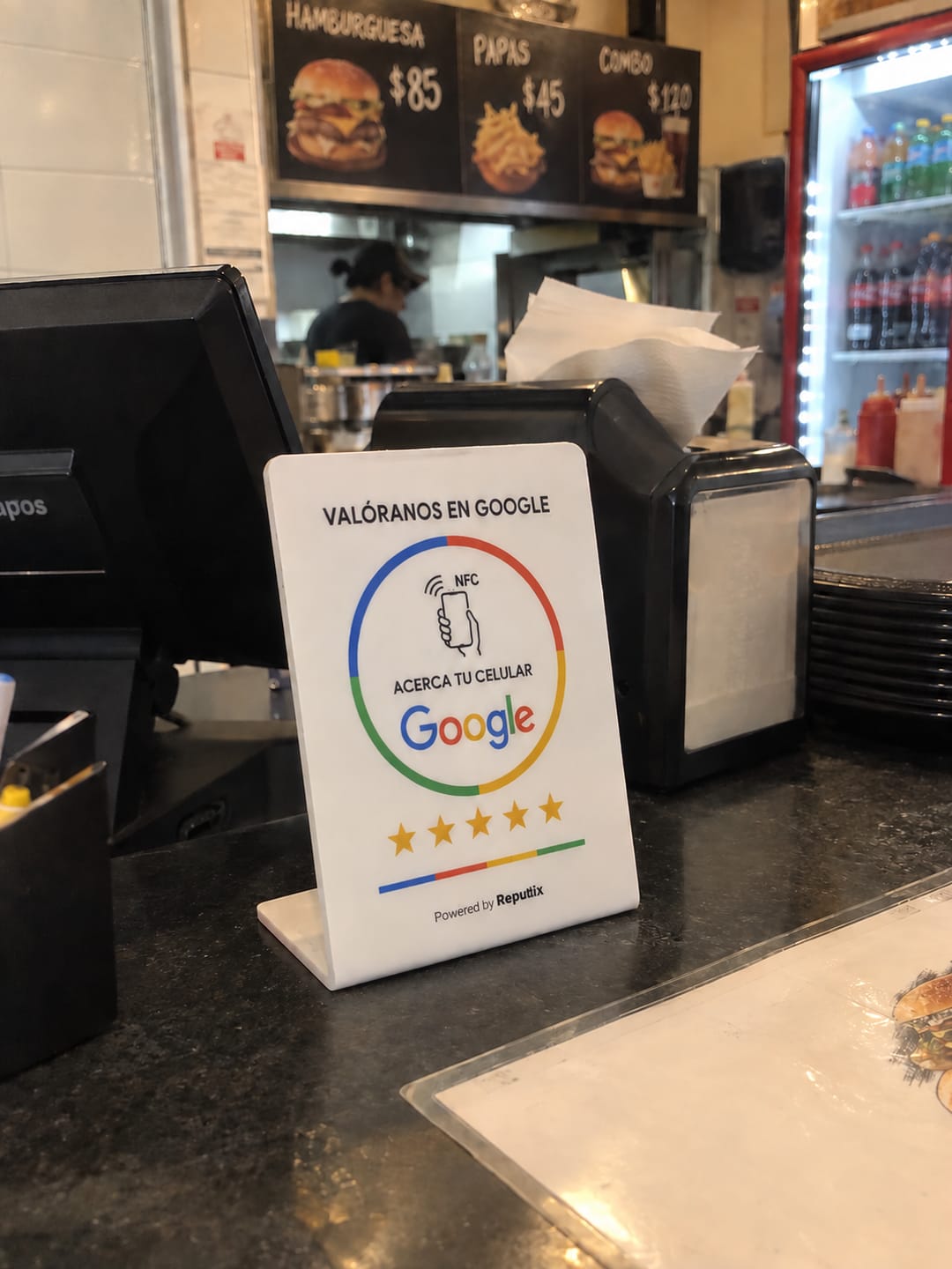 Customer photo review of Placa NFC - Google Reviews