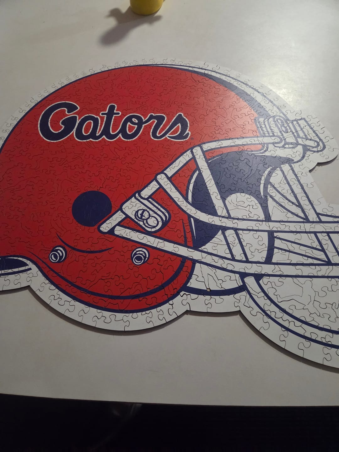 Customer photo review of Florida Gators Helmet Wooden Puzzle