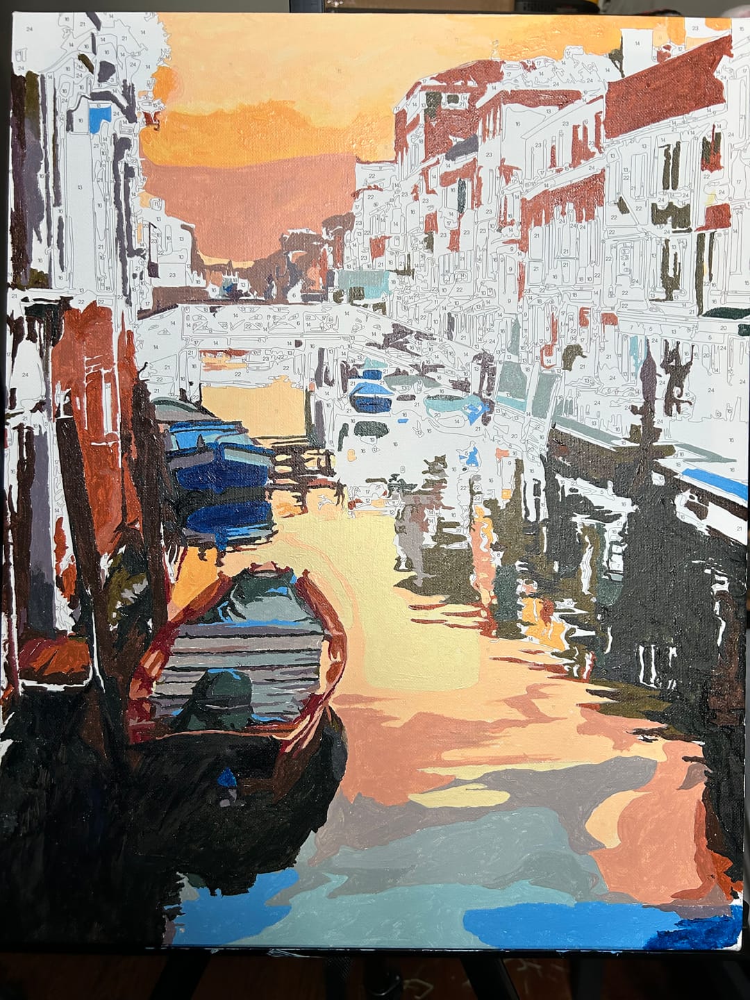 Customer photo review of PAINT BY NUMBERS | VENICE SUNSET