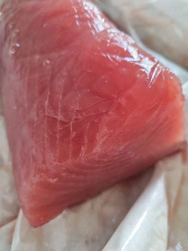 Customer photo review of Fresh Yellowfin Tuna Loin (Sashimi Grade)
