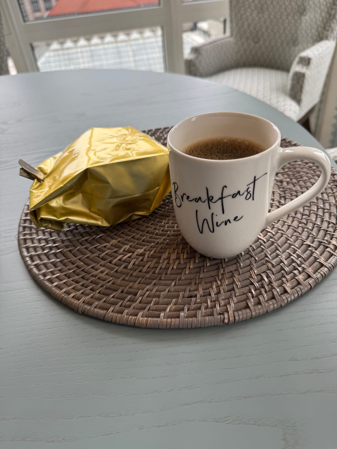 Customer photo review of Plantation Blue 100% Jamaica Blue Mountain Coffee - Dark Roast - 8oz Ground