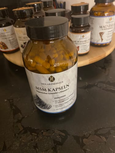 Customer photo review of MSM Kapseln OptiMSM® + Vitamin C Kapseln