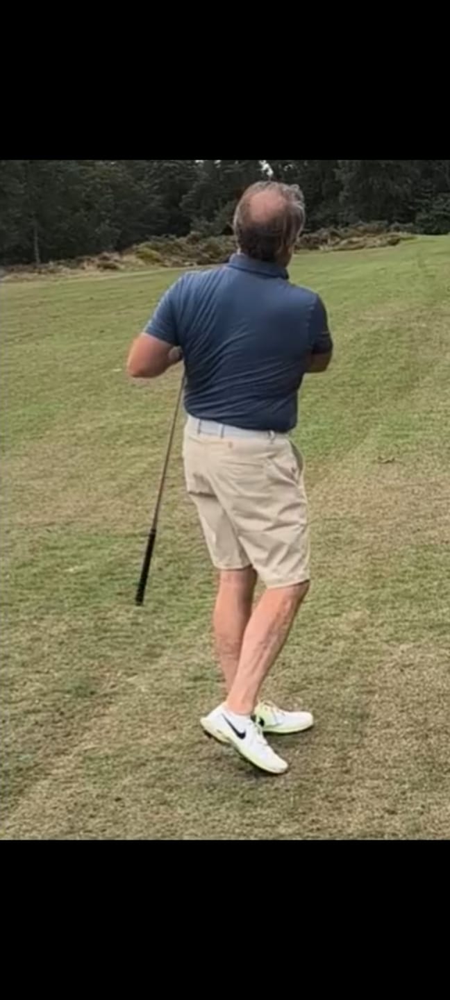 Customer photo review of Tech Golf Shorts