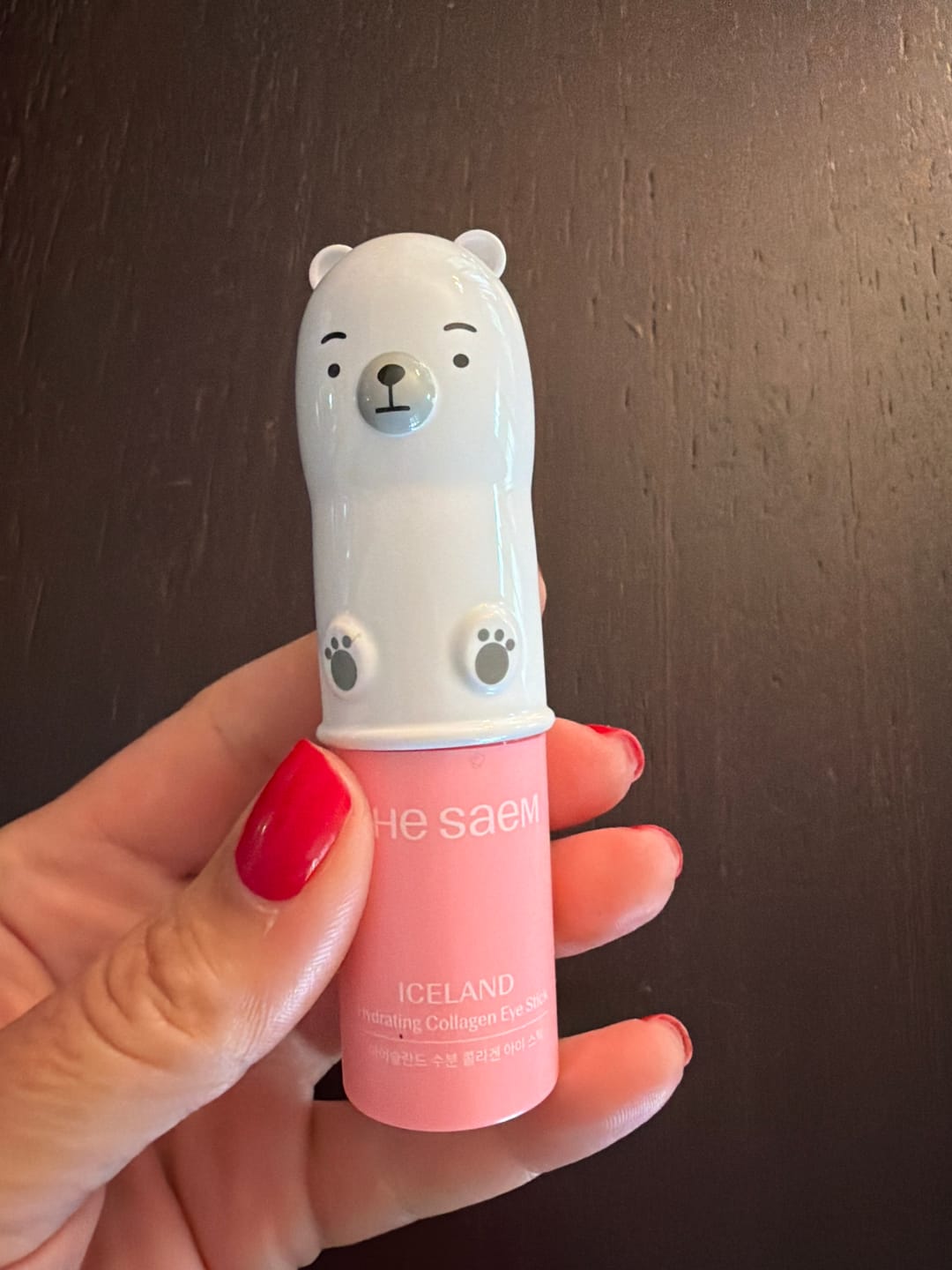 Customer photo review of Mitrinošs zīmulis ar ledāju ūdeni un kolagēnu THE SAEM Iceland Hydrating Collagen Eye Stick